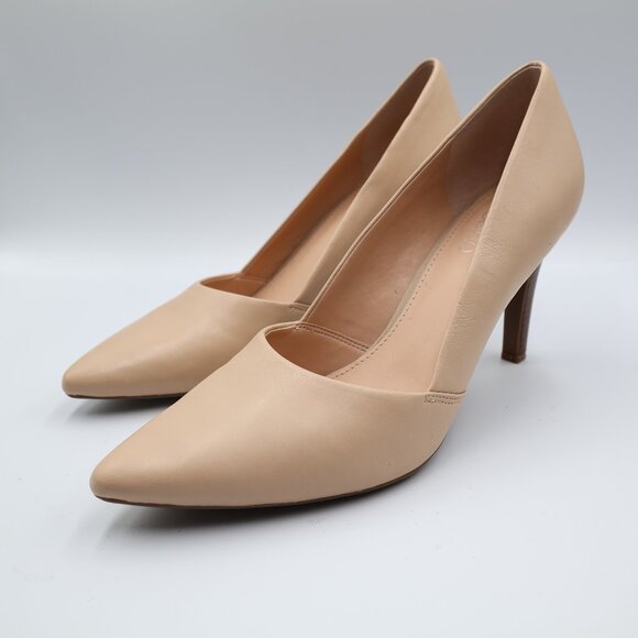 Franco Sarto Allair Women's Size 9.5 M Pumps Tan Nude Heels Shoes - Picture 1 of 11